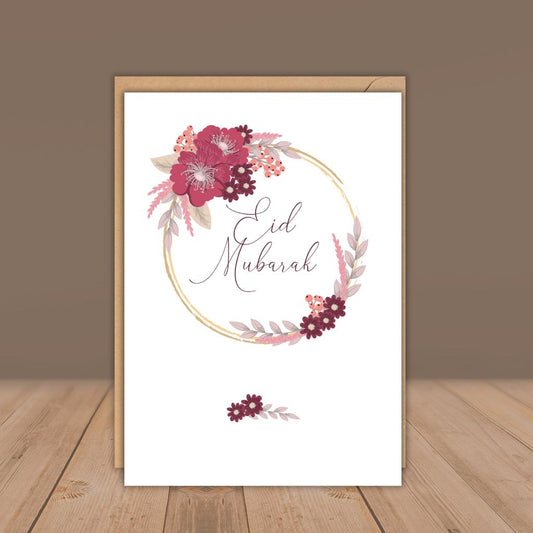 Eid Karte für Geldgeschenke mit Kuvert „Rot“